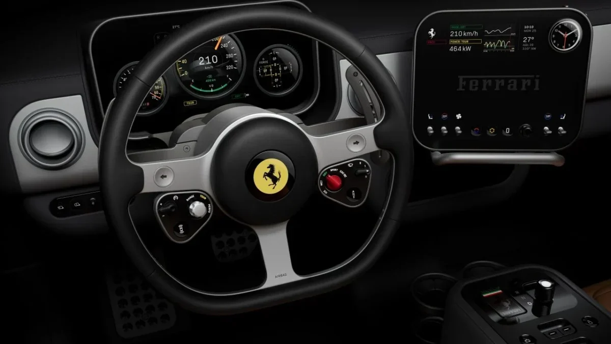 ferrari luce salpicadero