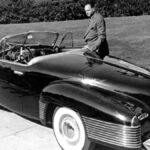 Harley Earl with the Buick Y Job