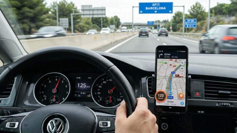 velocímetro v.s waze