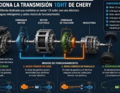 Así funciona la transmisión 1DHT de Omoda, Jaecoo y Ebro: en qué es mejor que la e-CVT de Toyota 1DHT Omoda Jaecoo Ebro