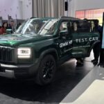 GWM H7 en la presentación de GWM en España, frontal tres cuartos