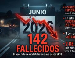 Datos junio siniestralidad