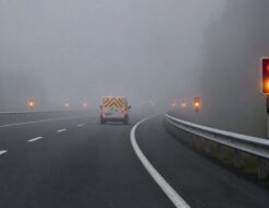 La DGT recuerda cómo funcionan las balizas antiniebla de la A-8 Portada DGT