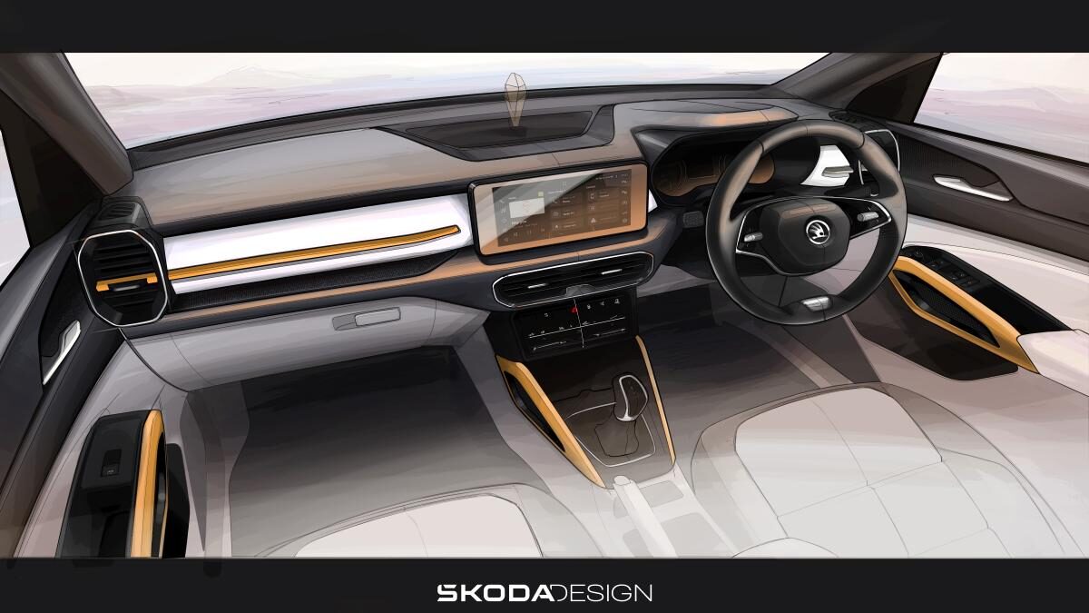 Škoda Kylaq interior