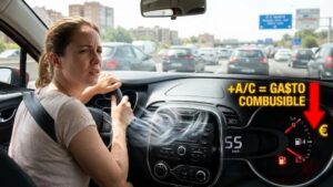 aire acondicionado gasto combustible