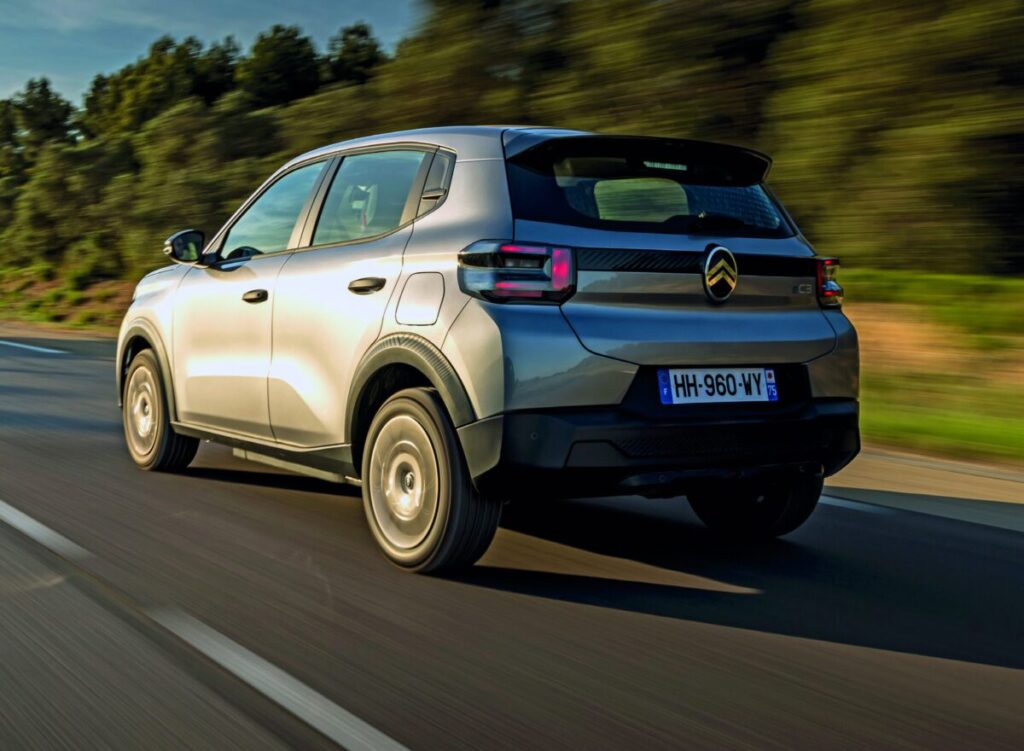 citroen e c3 urban range APERTURA trasera tres cuartos
