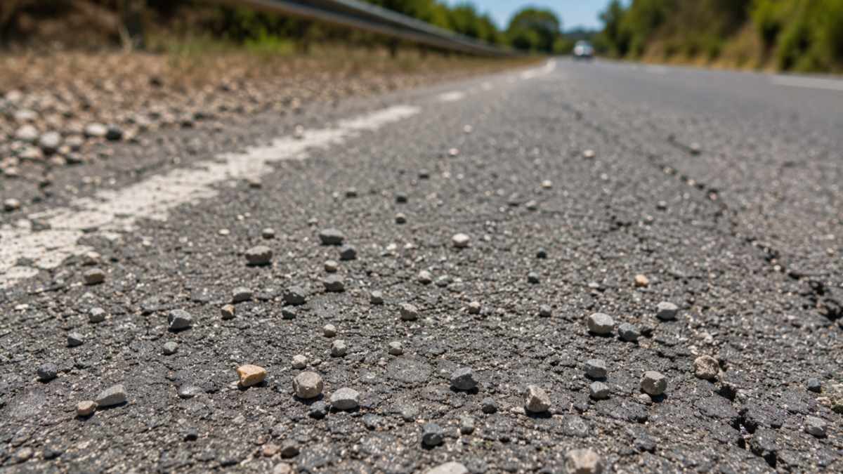 gravilla carretera gravilla carretera