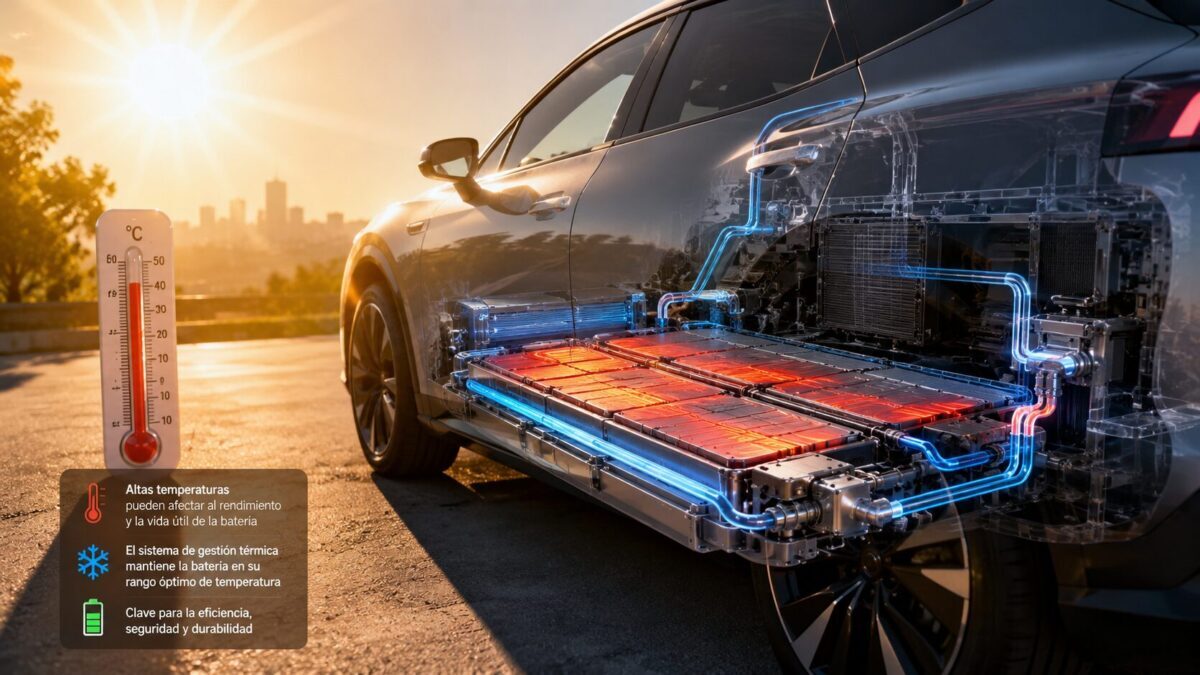 El calor afecta a la batería del coche eléctrico El calor afecta a la batería del coche eléctrico