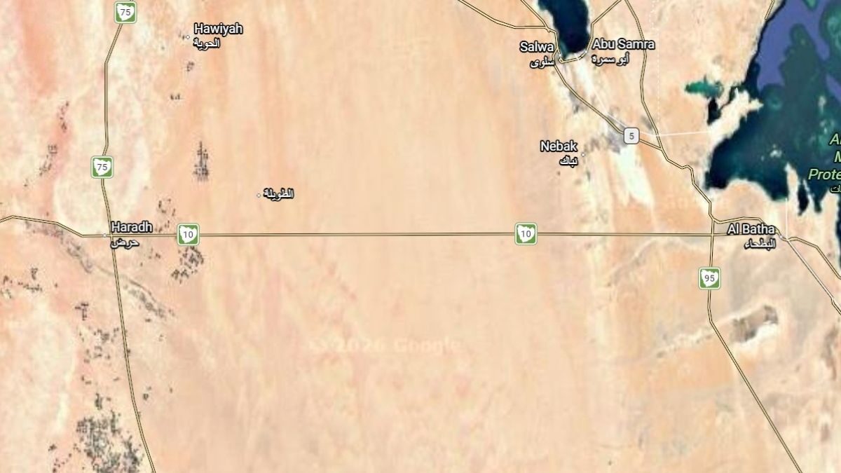 carretera recta arabia saudi
