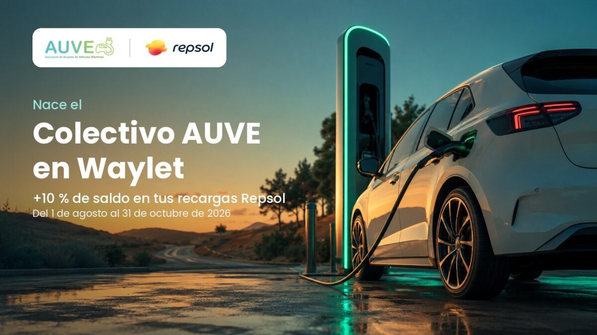 Colectivo AUVE en Waylet: 10% extra de saldo en las recargas de Repsol