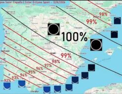 Las carreteras afectadas por el eclipse solar del 12 de agosto: dónde se verá, a qué hora y por qué no debes pararte si vas conduciendo eclipse