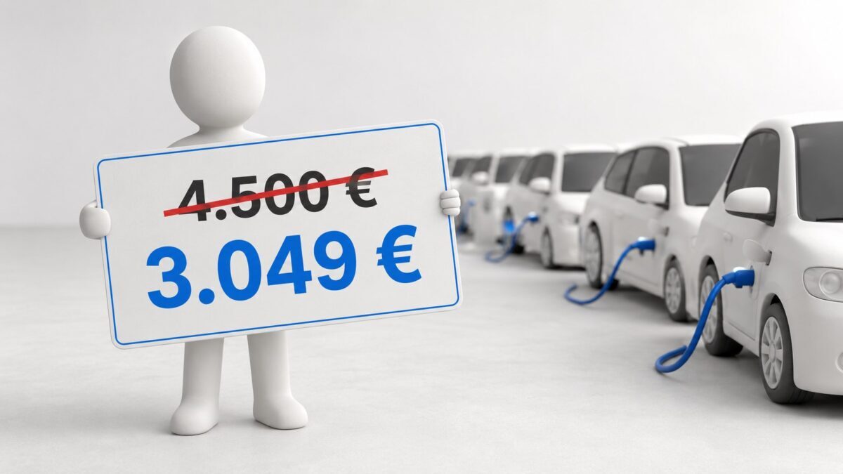 La ayuda media real del Plan Auto+ se queda en 3.049 euros de los 4.500 anunciados